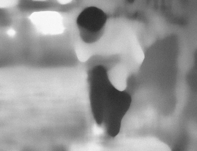 Abstract monochrome editorial study